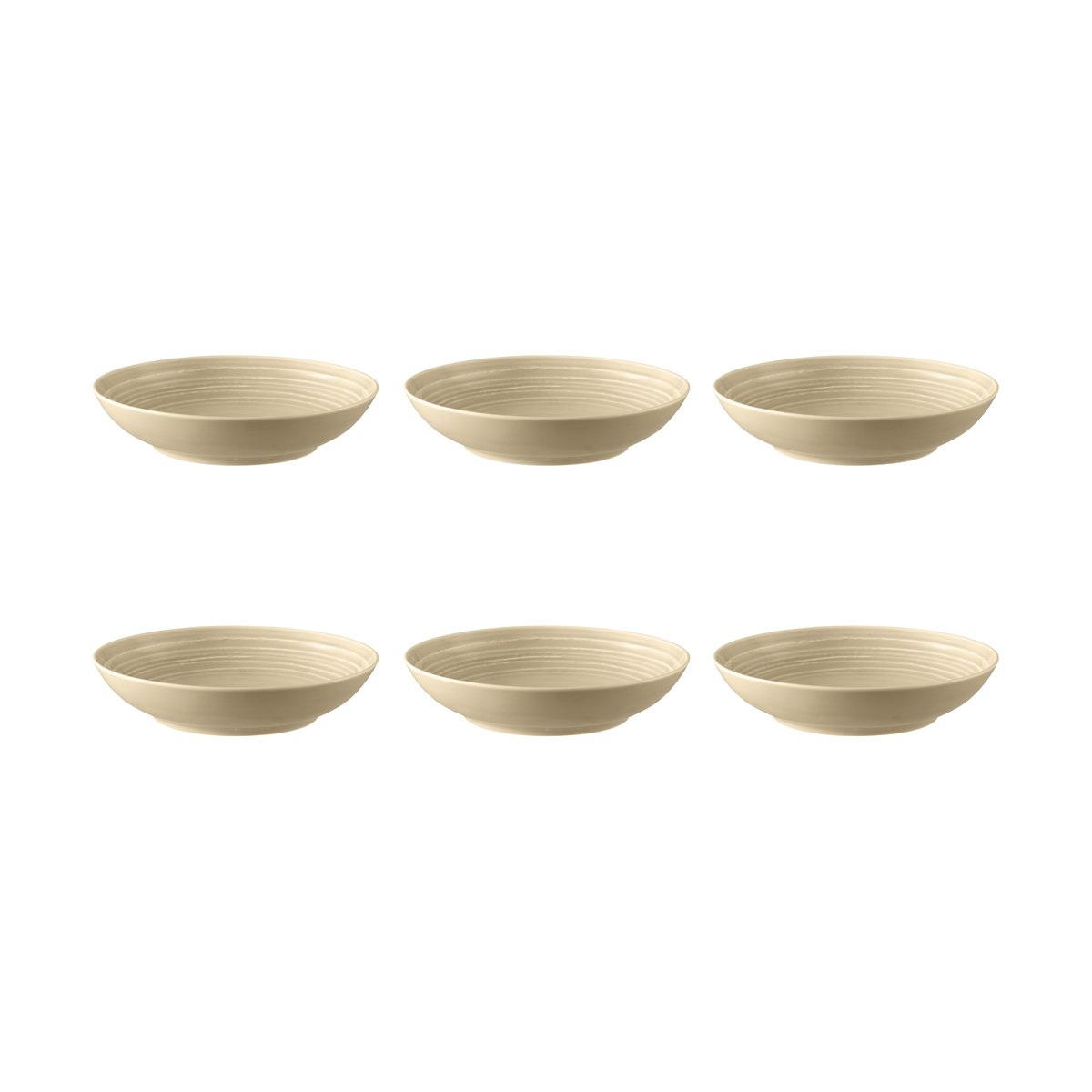 Seltmann Weiden Terra deep  plate Ø21.2 cm 6-pack Sand Beige