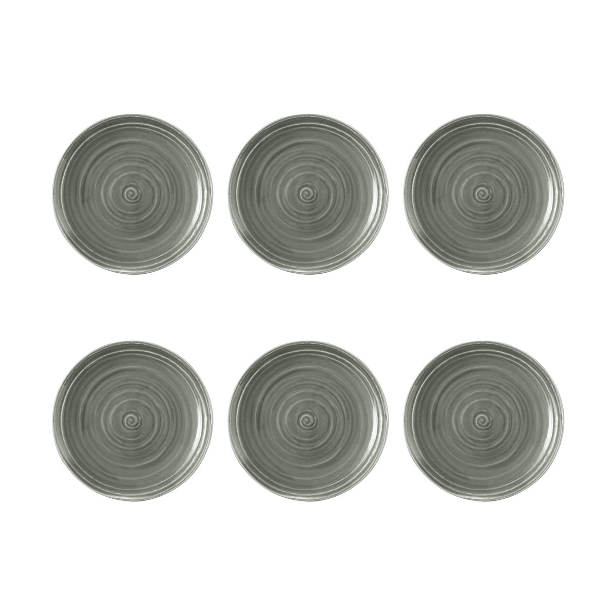 Seltmann Weiden Terra plate Ø17.7 cm 6-pack Pearl Grey