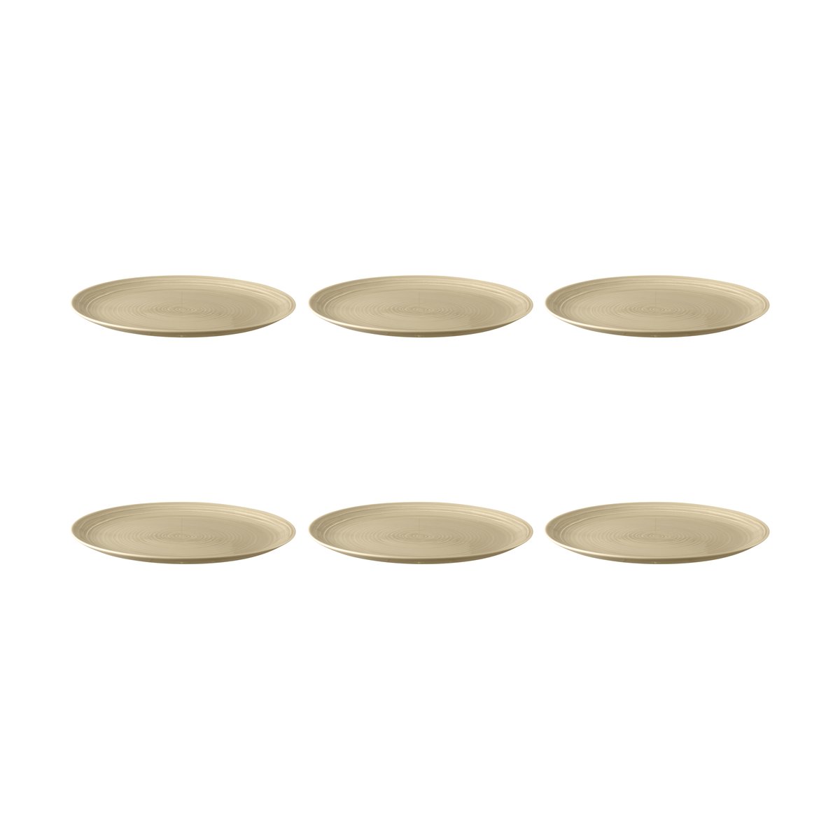 Seltmann Weiden Terra plate Ø27.8 cm 6-pack Sand Beige