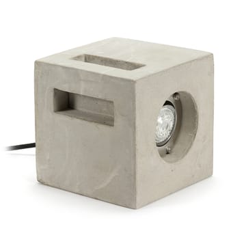 Cube floor lamp 15x15 cm - Cement - Serax