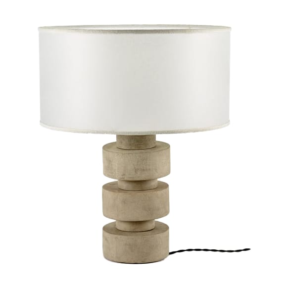 Disc table lamp concrete 50 cm - Cement - Serax