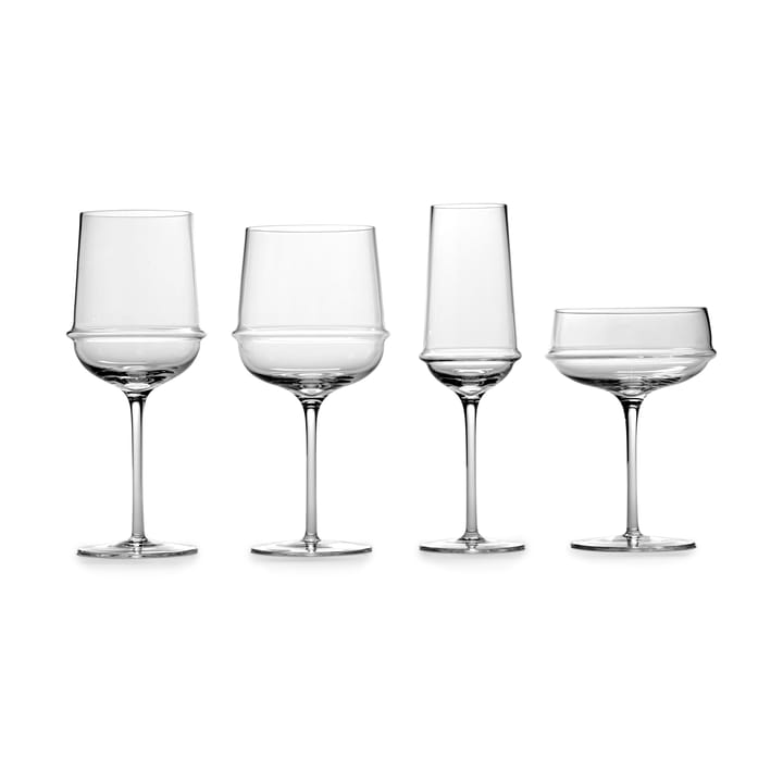 Dune red wine glass 45 cl 4-pack - Clear - Serax