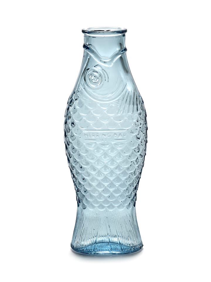 Fish & Fish glass bottle 85 cl - Light blue - Serax