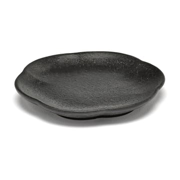 Inku ridged plate S 8.9 cm - Black - Serax