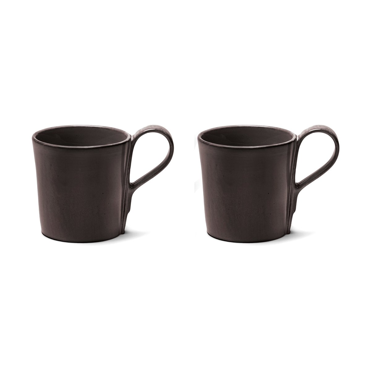 Serax La Mère coffee cup 13 cl 2-pack Dark brown | Scandinavian Design | Coffee cups | Brown