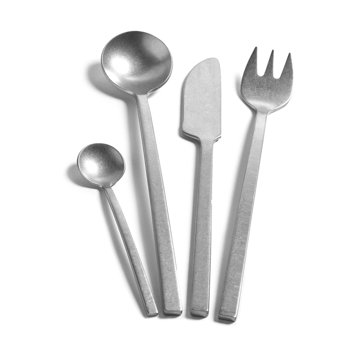 Serax La Mère cutlery set 24 pieces Steel grey