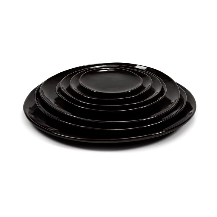 La Mère plate M Ø20 cm 2-pack, Dark brown Serax