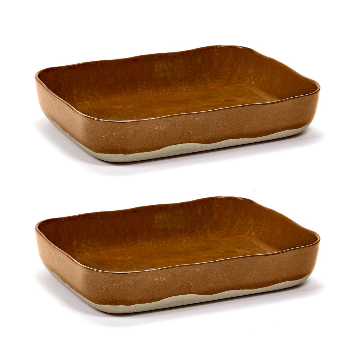 Serax La Nouvelle Table baking dish No10 22x30 cm 2-pack Brown