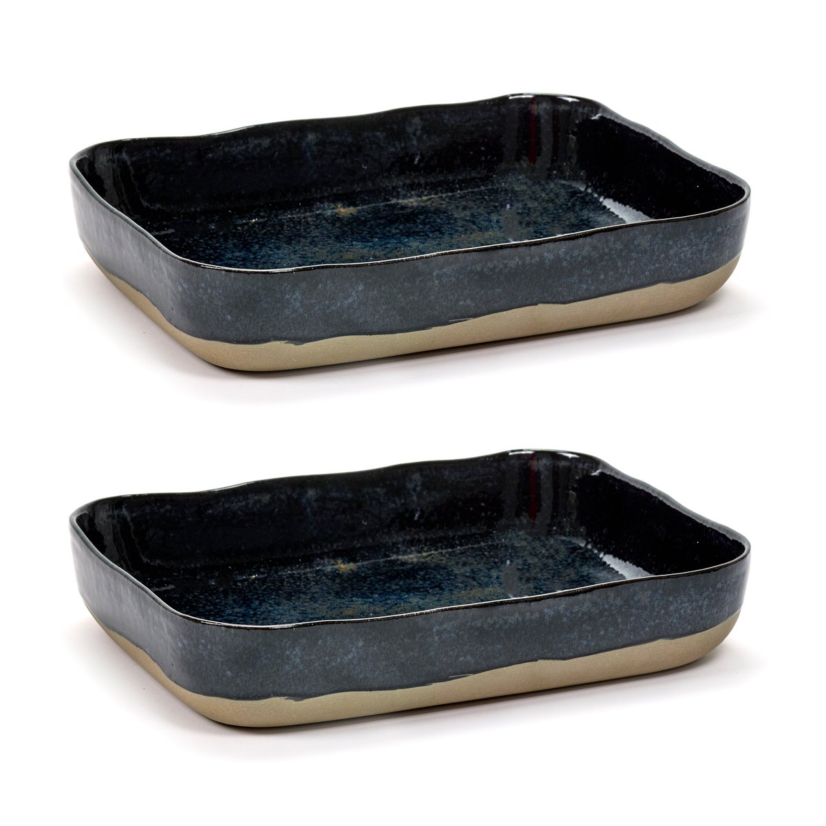 Serax La Nouvelle Table baking dish No10 22x30 cm 2-pack Dark blue