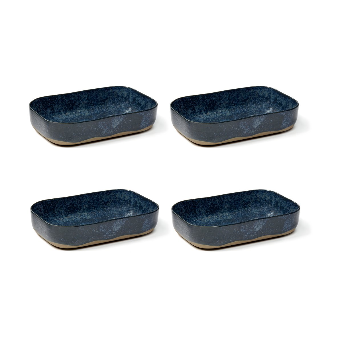 Serax La Nouvelle Table extra deep saucer No5 L 4-pack Blue