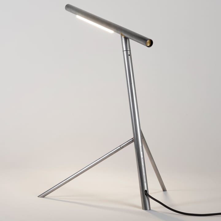 Mattia table lamp, Steel-brass Serax