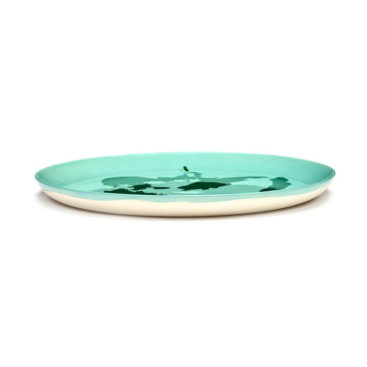 Ottolenghi Feast plate L Ø26,5 cm 2-pack - Azure-pepper green - Serax