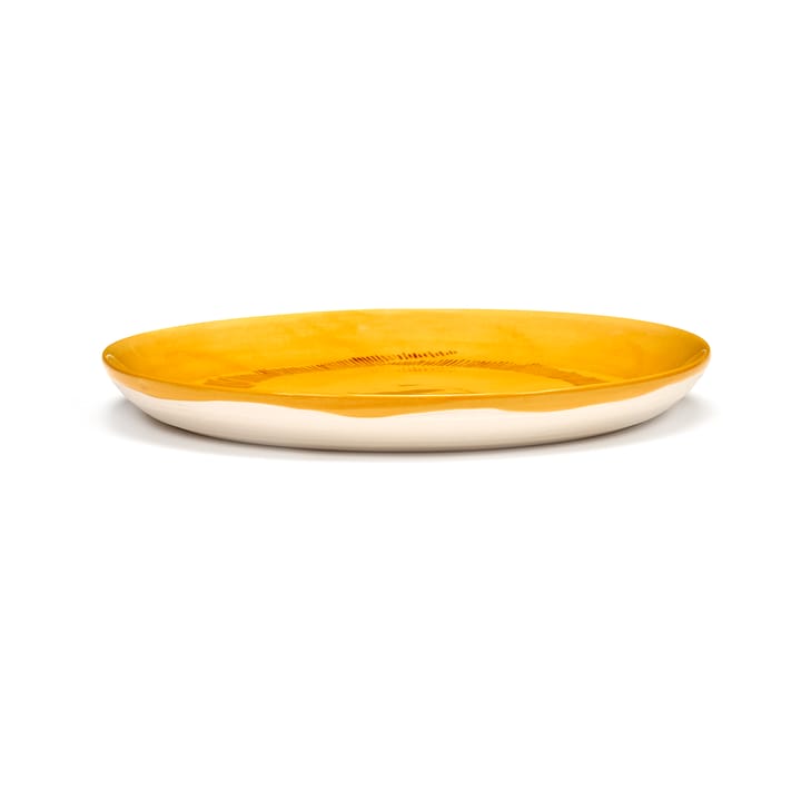 Ottolenghi Feast plate S Ø19 cm 2-pack - Yellow stripes-red - Serax