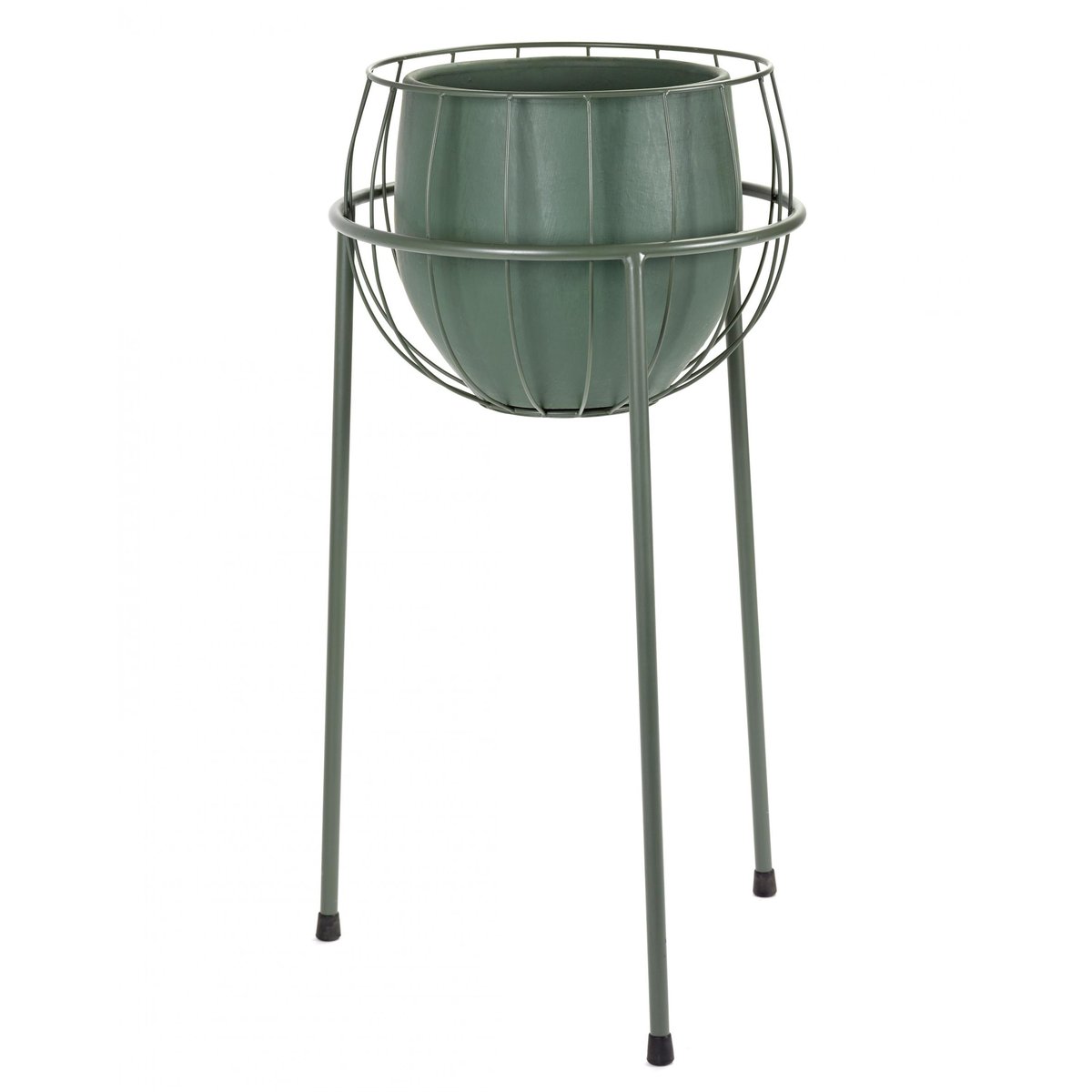 Serax Serax flower pot with base army green