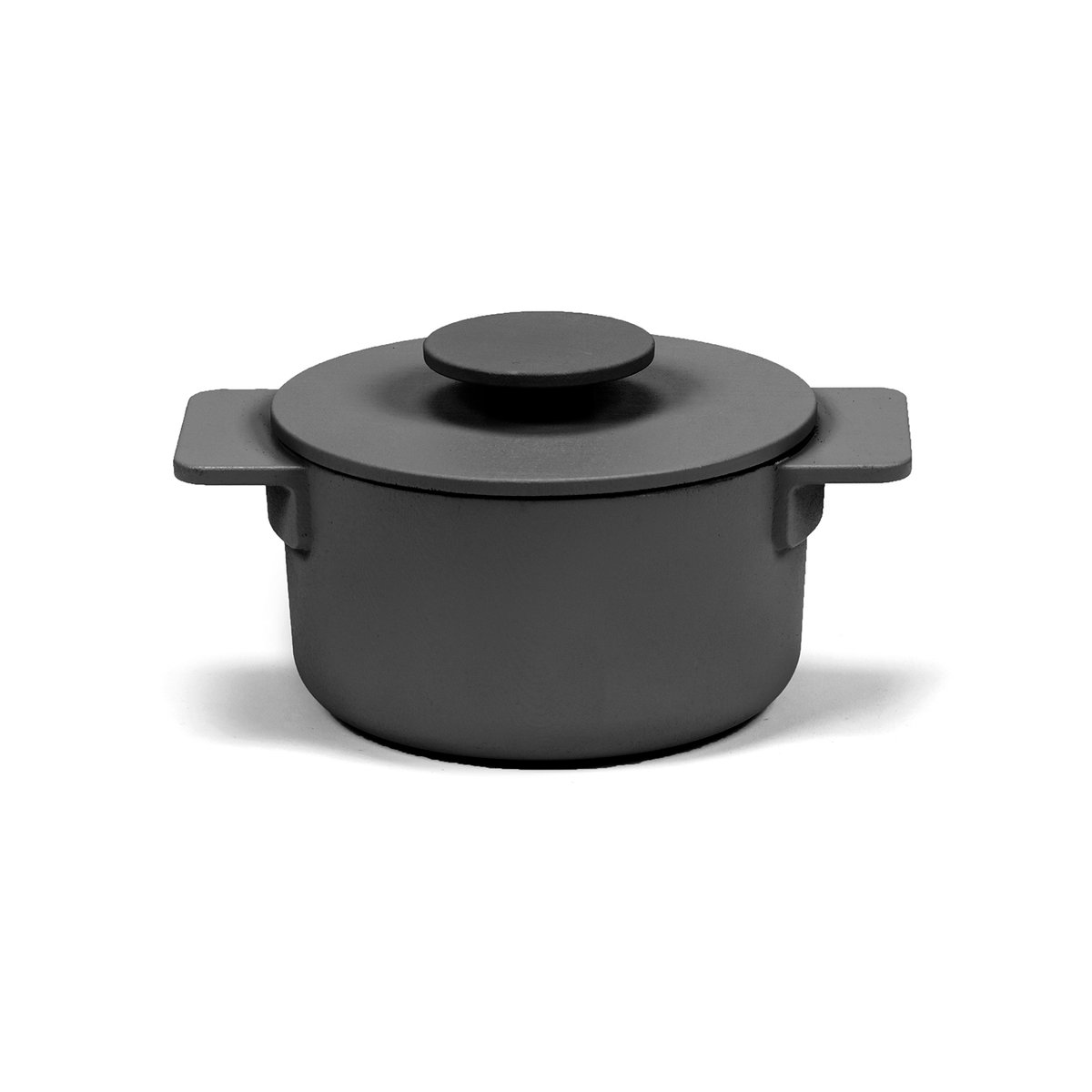 Serax Surface cast iron casserole black 1 l