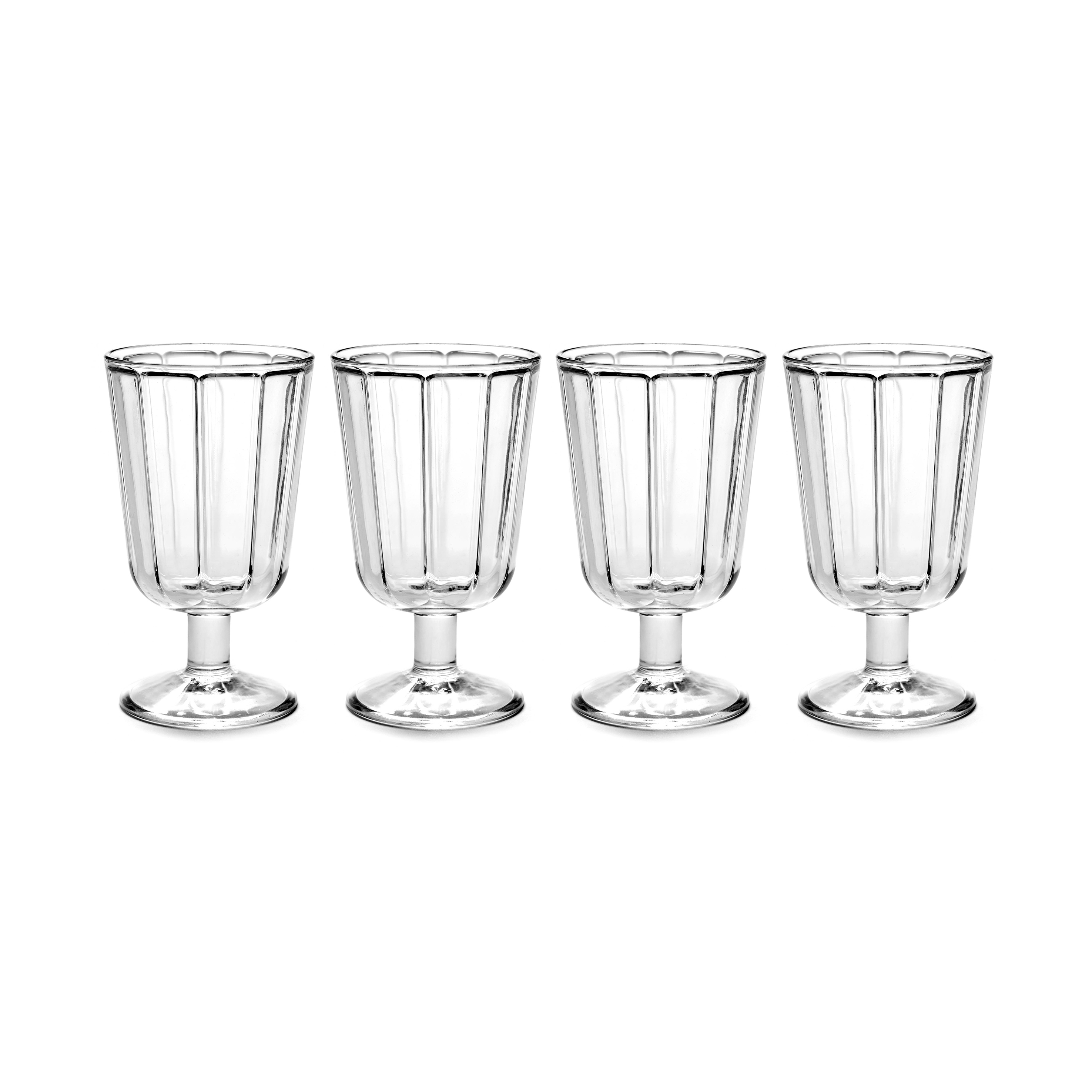 Surface White Wine Glasses, Serax