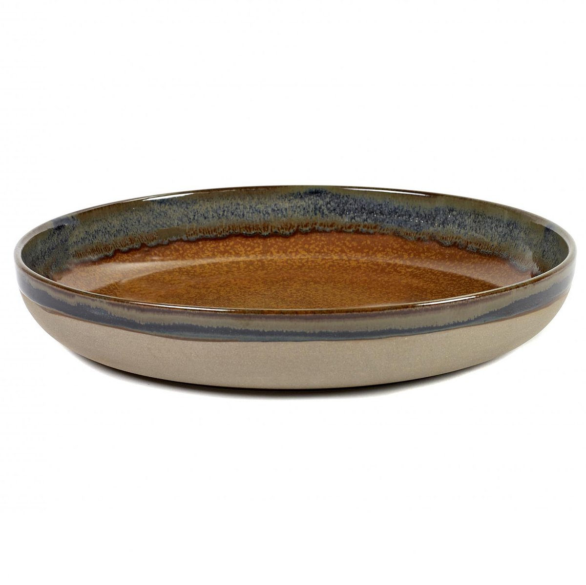 Serax Surface serving saucer 32 cm rusty brown