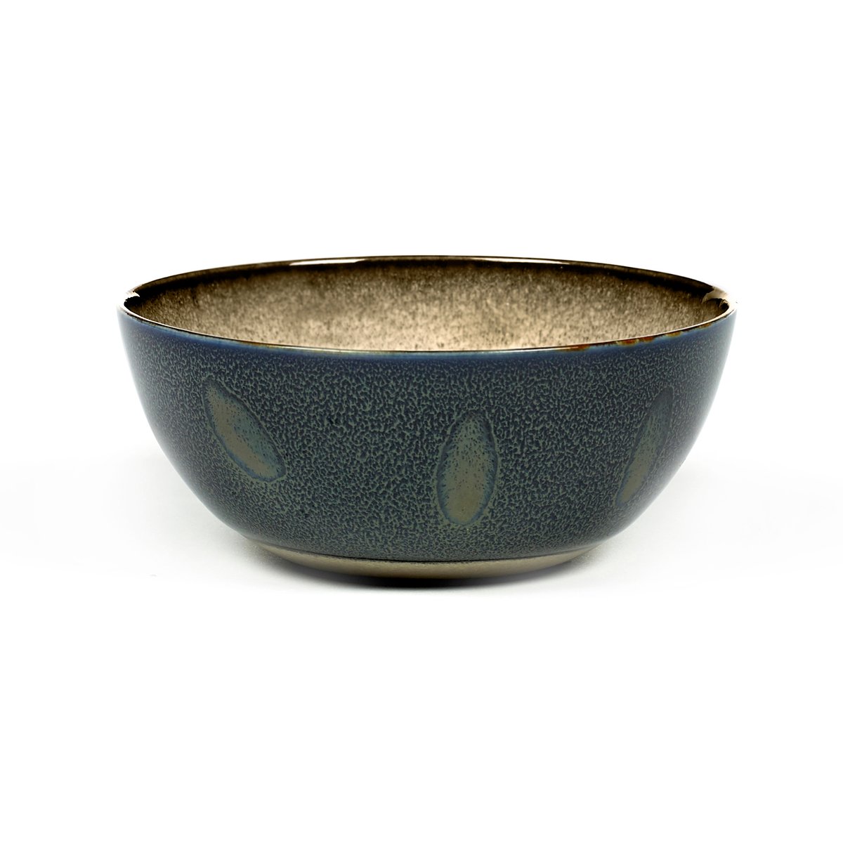 Serax Terres de Rêves bowl M misty grey-dark blue | Scandinavian Design | Breakfast bowls | Blue