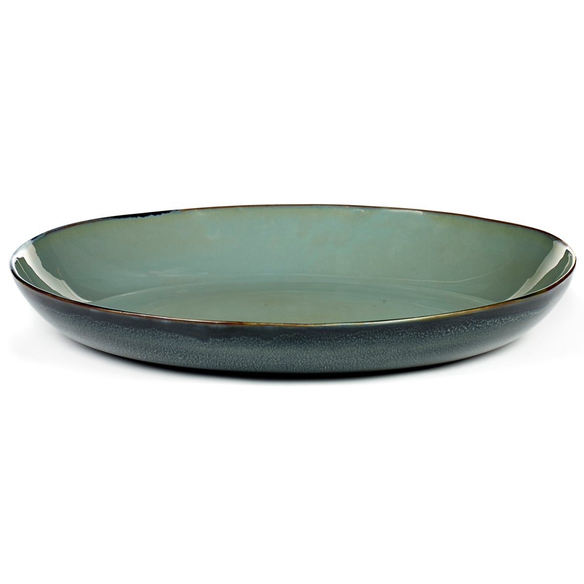 Serax Terres de Rêves serving saucer 35.5 cm smokey blue-dark blue