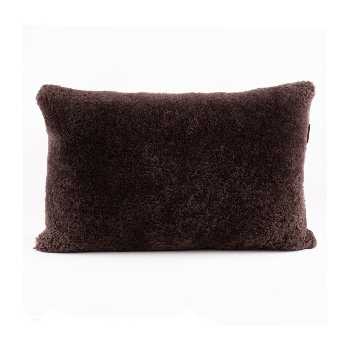 Shepherd of Sweden Shepherd Lina sheep skin cushion 60 x 40 cm dark brown