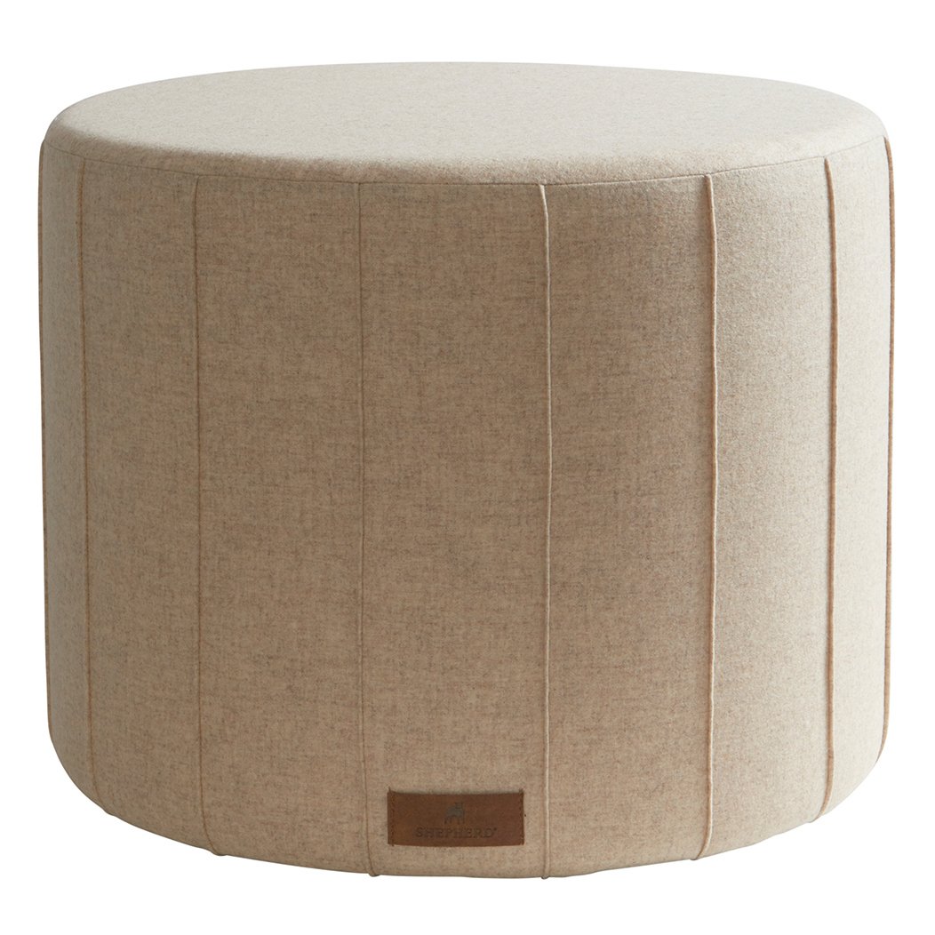 Shepherd of Sweden Shepherd pouf Anja 40x50 cm creme (beige)