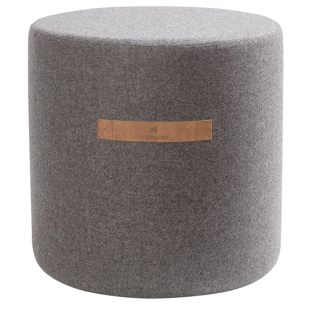 Shepherd of Sweden Shepherd sit pouf Sara 40 cm granite