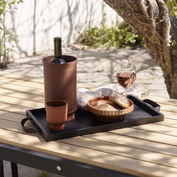 Norr tray 25,5x46 cm - black glazed oak - Skagerak