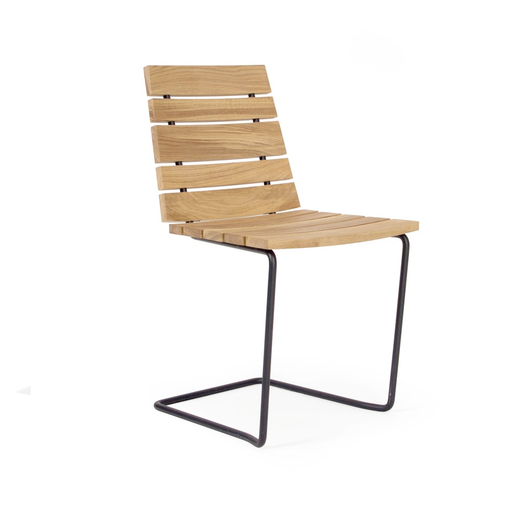 Skargaarden Grinda chair Teak, black frame