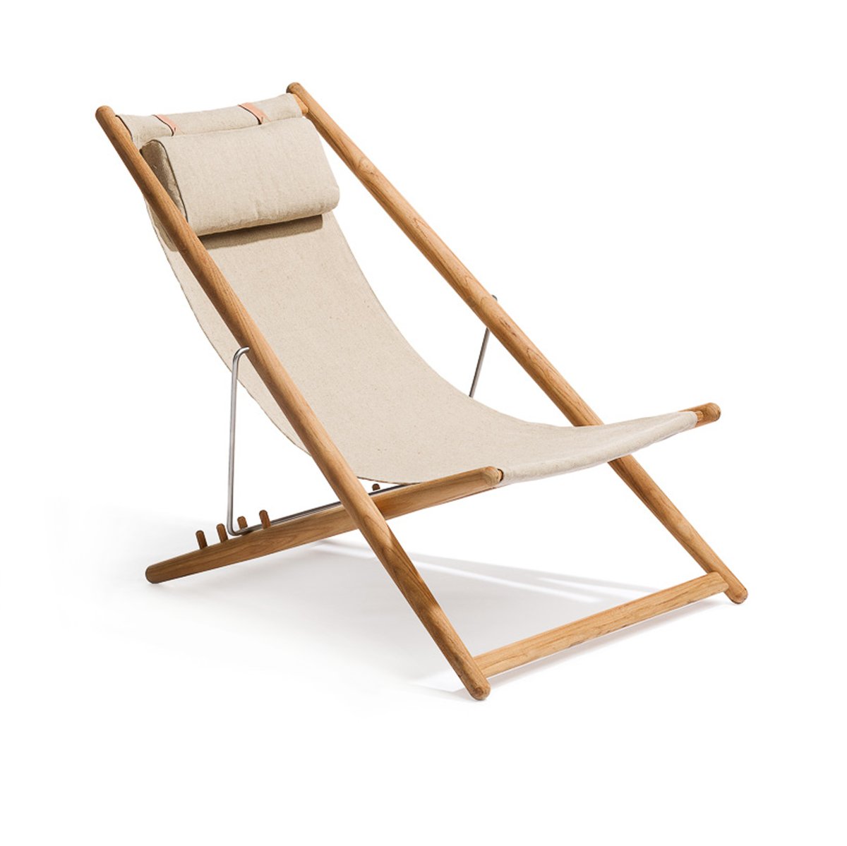 Skargaarden H55 lounge chair teak Beige