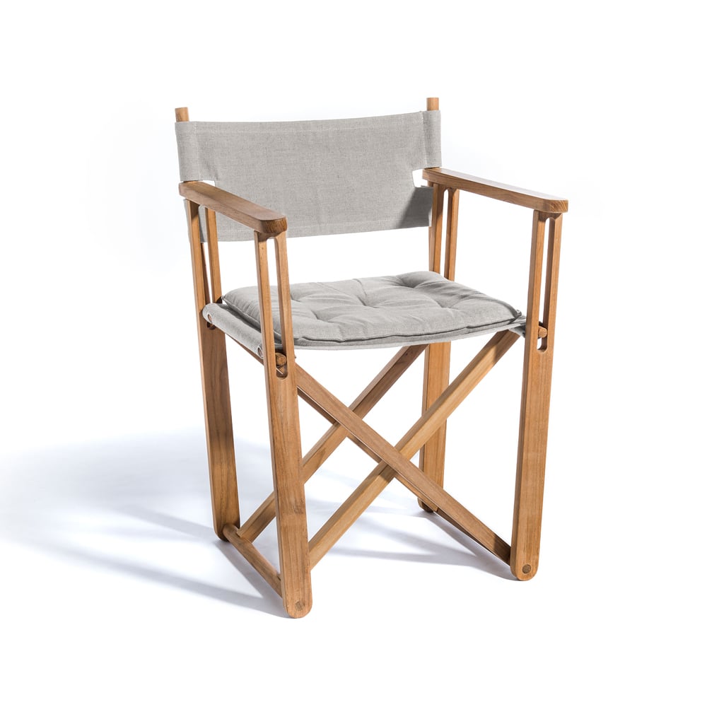 Skargaarden Kryss Dining armchair Canvas natural, teak