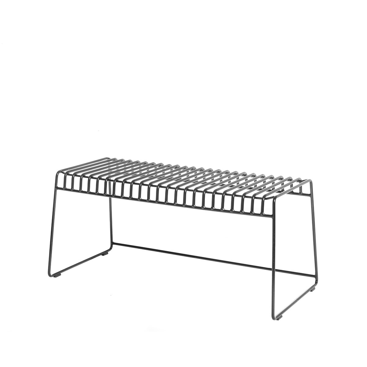 Skargaarden Resö bench Charcoal grey