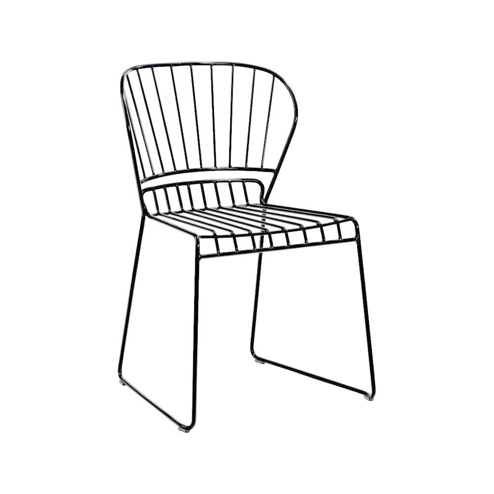 Skargaarden Resö chair Charcoal grey