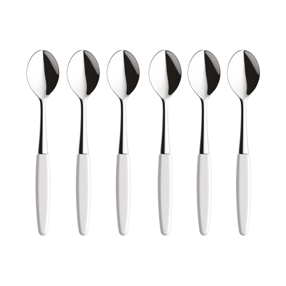 Skaugum of Norway Skaugum coffee spoon 6-pack Pure White Pure White