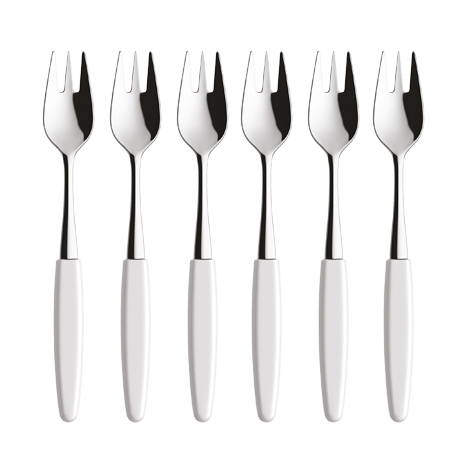 Skaugum of Norway Skaugum dessert fork 6-pack Pure White Pure White