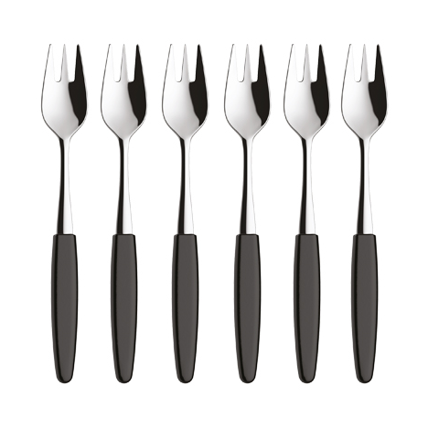 Skaugum of Norway Skaugum dessert fork 6-pack Urban Black Urban Black