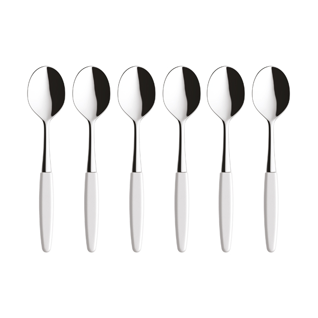 Skaugum of Norway Skaugum dessert spoon 6-pack Pure White Pure White