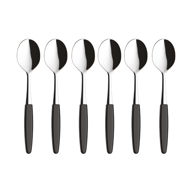 Skaugum of Norway Skaugum dessert spoon 6-pack Urban Black Urban Black