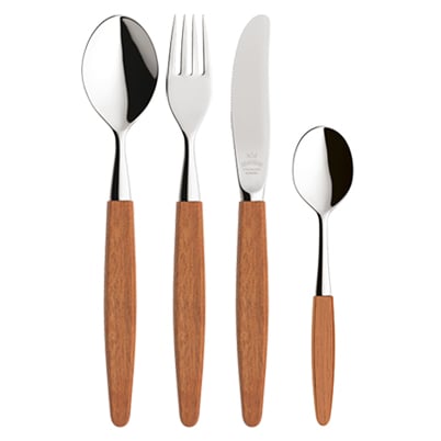 Skaugum of Norway Skaugum gift set cutlery 4 pieces Ecco Teak