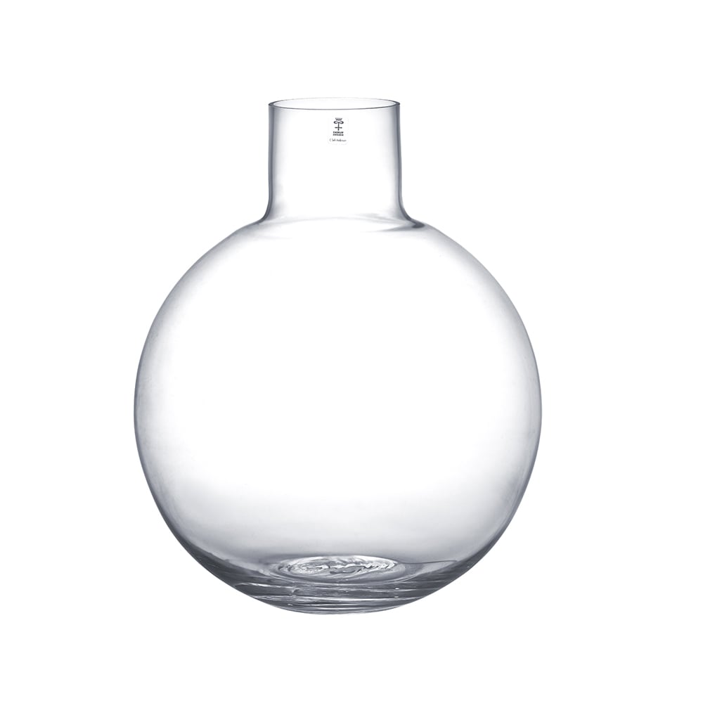 Skrufs Glasbruk Pallo vase Clear 31 cm