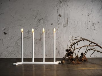 Advent RE Advent candle holder - White, 4 lights - SMD Design