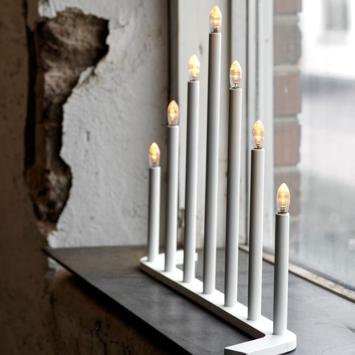 Advent RE Advent candle holder - White, 7 lights - SMD Design