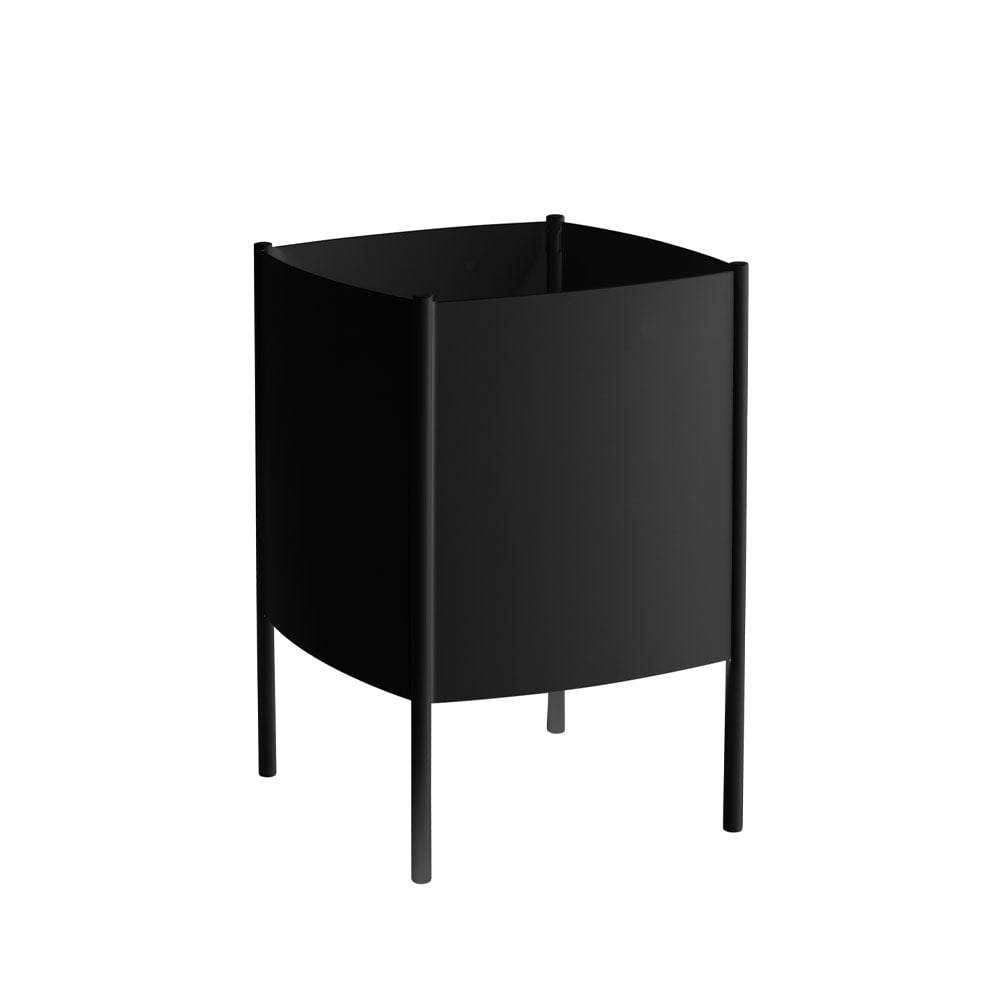 SMD Design Convex Pot pot Black, medium Ø34 cm