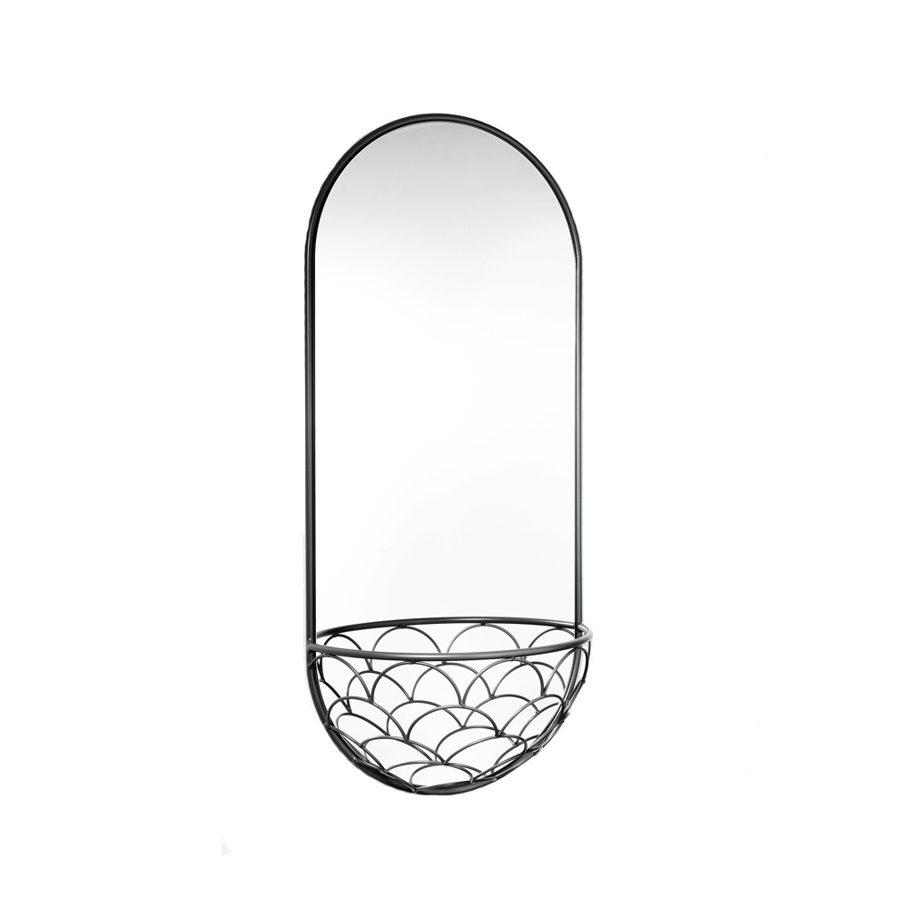 SMD Design Haga Mirror Grey, 40x90 cm