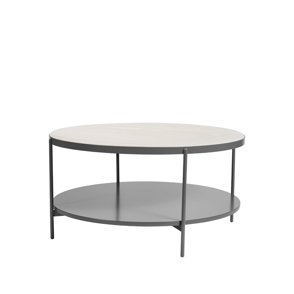 SMD Design Lene coffee table Grey, white pigmented ash veneer