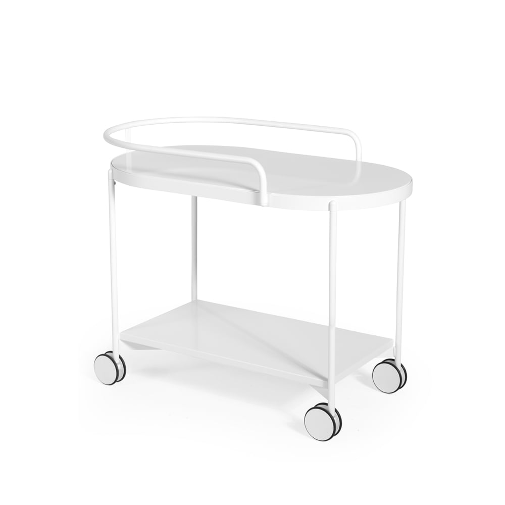 SMD Design Lene serving trolley White, mdf