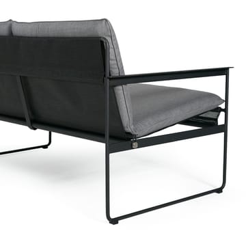 Slow 2-seat sofa - Sunbrella grey-black steel stand - SMD Design