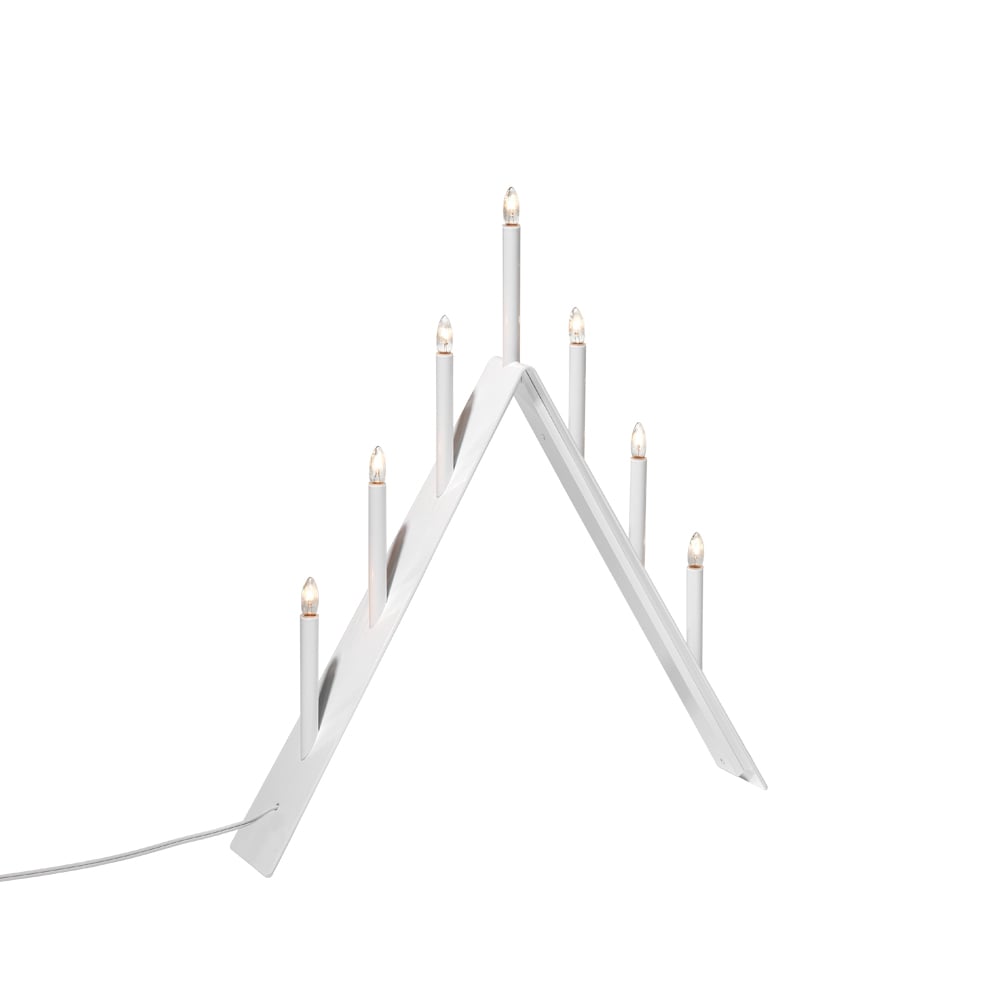 SMD Design Spica 7 Advent candle holder White, led