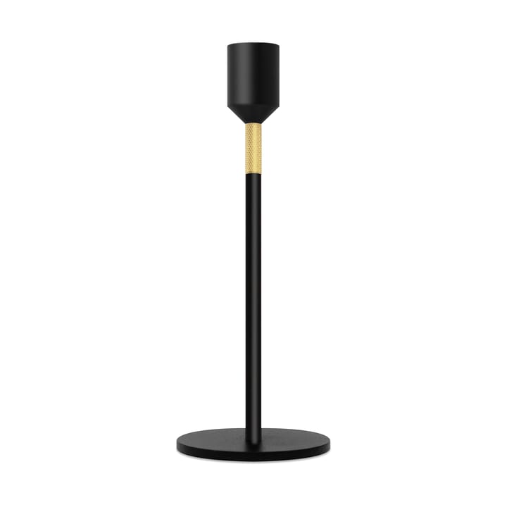 Three Stars candle holder S 19 cm, Black Solstickan Design