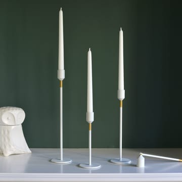 Three Stars candle holder S 19 cm - White - Solstickan Design