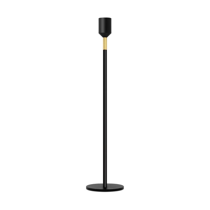 Three Stars candlestick L 34 cm, Black Solstickan Design